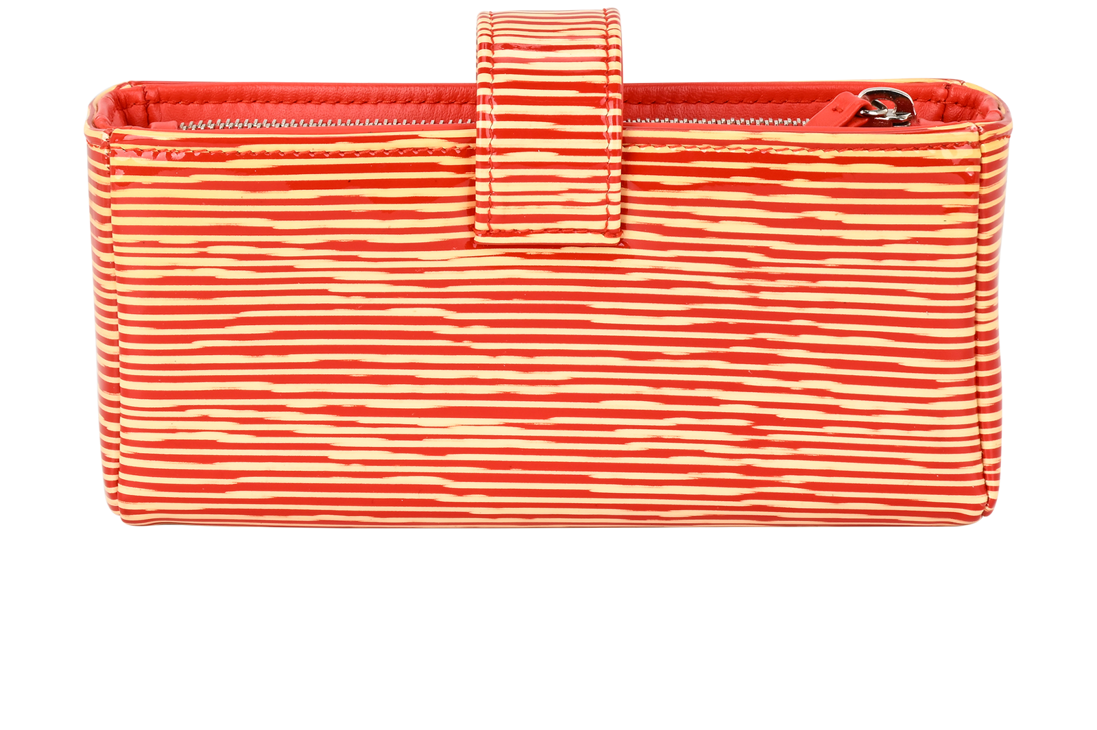 Chanel Pouch, &pound;490, Accessories, Cream/Red, Patent Leather, Back view